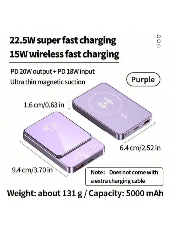 2000mAh USB-C Fast Charger MagSafe