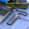 2K HDMI Hub C PD Fast Charge USB 3.0 2.0 HUB