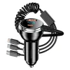 230W 5-Port USB-C Car Charger QC3.0