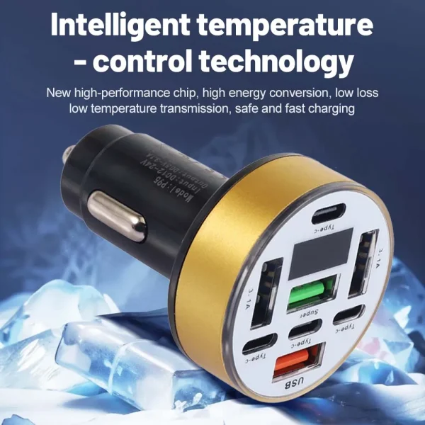 S862107a46f4c42ecb29e2b2c21d7b007b-2.webp 8 Port USB-C Charger for iPhone/Samsung