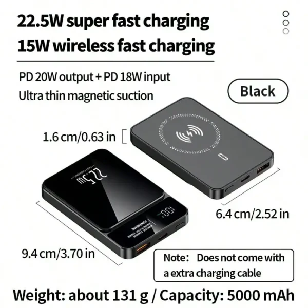 2000mAh USB-C Fast Charger MagSafe