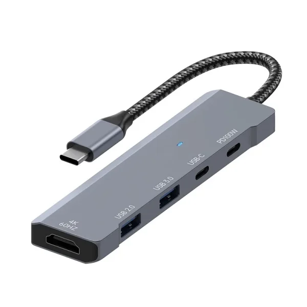 2K HDMI Hub C PD Fast Charge USB 3.0 2.0 HUB